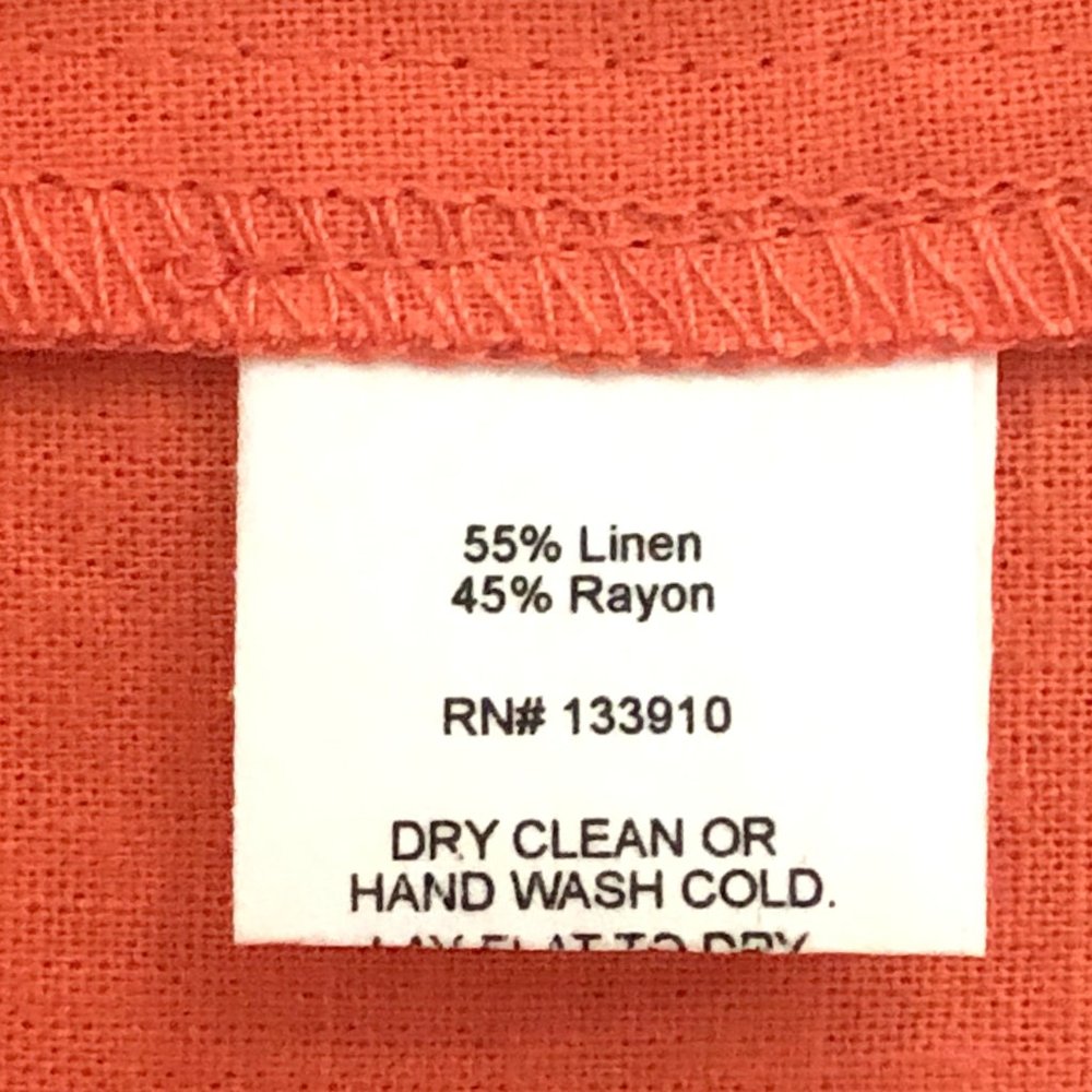 Show Me Your Mumu Linen Can Can Dress Coral sz XS - Picture 8 of 9